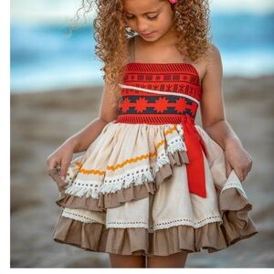 *SOLD* Moana Birthday Play Dress